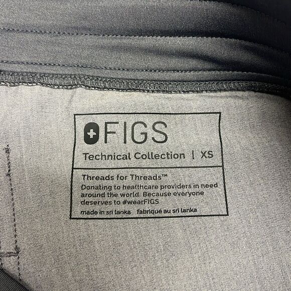 FIGS Heather Grey High Waisted Jogger Medical Scrub Pull-On Cargo Pant-XS - Picture 14 of 16